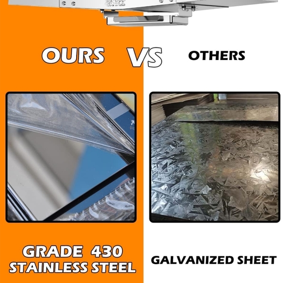 Universal grease tray with catch pan adjustable length between 24and 30 in - Picture 6 of 13